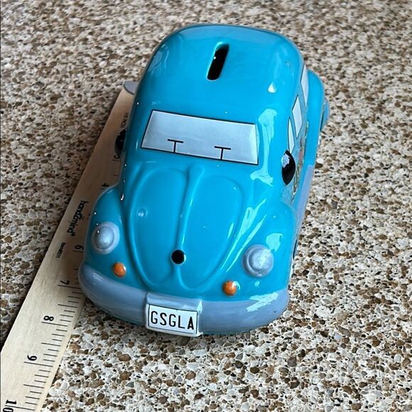 Girl Scout Cookie🍪Mobile 🚙 Beetle🪲 Coin Bank🏦 Fun place 4💰in Vintage ☮️ Bug🐞 - Picture 11 of 17